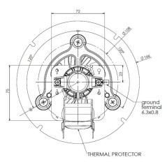 EXTRACTOR DE PRUEBA CAF15Y-120S Ventilación 150mm | Newgardenstore.eu