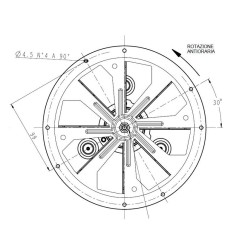NATALINI 70W PL30 LAME EXTRACTEUR 180x35 | Newgardenstore.eu