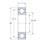CUSCINETTO A SFERA SKF 609ZZ 9x24x7mm