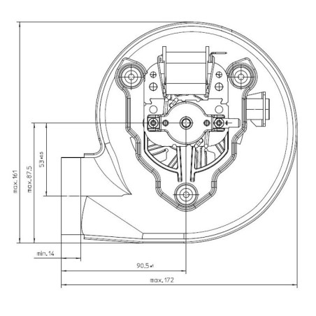 ESTRATTORE EBM RLG108/4200A29 3030LH