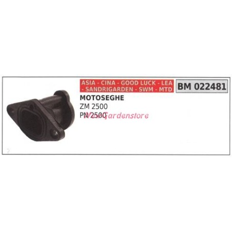 Collettore carburatore CINA motosega ZM 2500 PN 2500 022481 | Newgardenstore.eu