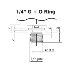 PRESSURE SWITCH CALIBRATION 1Bar UPWARD 1/4"