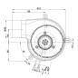 Extractor de jugos EBM G2E180CG8211 de 65 W y 2600 rpm