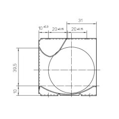 EBM QL4/2500A9-2118L 40x250 TANGENCIAL | Newgardenstore.eu