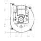 Ventilateur centrifuge CF70-20 I201630 28W FERG Ventilateur centrifuge CF70-20 I201630 28W FERG