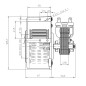 Ventilateur centrifuge CF70-20 I201630 28W FERG Ventilateur centrifuge CF70-20 I201630 28W FERG