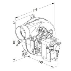 EXTRACTOR DE HUMOS SIT EVAGOLD30 W925300011