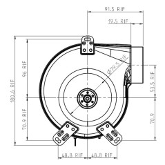 EXTRACTEUR DE FUMÉE SITE EVAGOLD30 W925300011 | Newgardenstore.eu