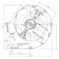 VENT.CENTRIFUGO TRIAL CFA715-D6 CAD07B-0