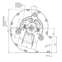 VENT.CENTRIFUGO TRIAL CYKH25-120X42 CAH1 | Newgardenstore.eu