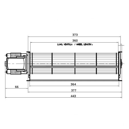 TANGENTIAL FAN TGO60/1 360/30 117827