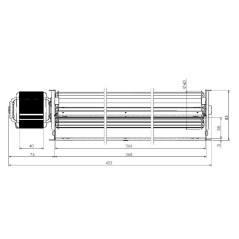 TRIAL 360/40 THS36B6 TANGENTIAL FAN | Newgardenstore.eu