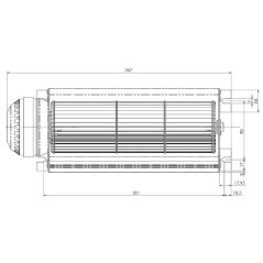 VENTILADOR TANGENCIAL DE PRUEBA 280/15 8AR28C-0 | Newgardenstore.eu