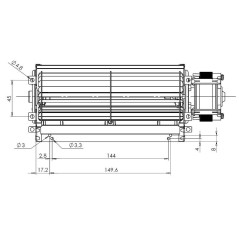 ESSAI 180 VENTILATEUR TANGENTIEL THS18B6-056 | Newgardenstore.eu