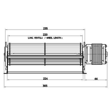 VENTILADOR TANGENCIAL TGA65/1 220/30 180510