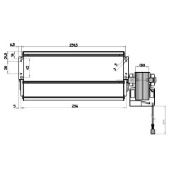 VENTILADOR TANGENCIAL TGA65/1 220/30 180510 | Newgardenstore.eu