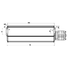 Ventilateur tangentiel TGA65/1 300/40 182106 | Newgardenstore.eu