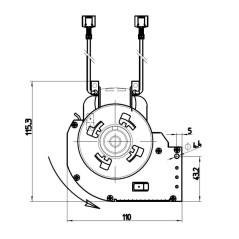 TANGENTIAL FAN TGA65/1 300/40 182106 | Newgardenstore.eu