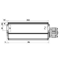 TANGENTIAL FAN TGA65/1 240/20 180600 | Newgardenstore.eu