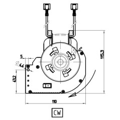TANGENTIAL FAN TGO65/1 300/40 185706 | Newgardenstore.eu