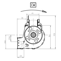 Tangentiallüfter TGO60/1 270/20 116823 | Newgardenstore.eu