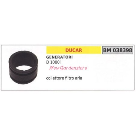 Filtro de aire colector DUCAR generador D 1000i 038398 | Newgardenstore.eu