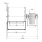 VENTIL.CENTRIFUGO CFA-DA 80X83-30 206301
