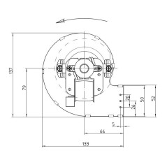 Ventilateur centrifuge CFO-DA 80X83-30 206453