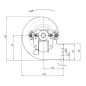 Ventilateur centrifuge CFO-DA 80X83-30 206453 Ventilateur centrifuge CFO-DA 80X83-30 206453