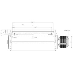 Ventilador tangencial EBM QLN65/2400 3030 | Newgardenstore.eu