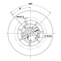 Ventilateur radial EBM R2S175 AB56-01 | Newgardenstore.eu
