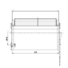 EBM D2E133 AZ01-B8 CENTRIFUGAL FAN | Newgardenstore.eu