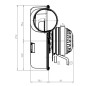 ESTRATTORE FERGAS VFC2-150/S 260916
