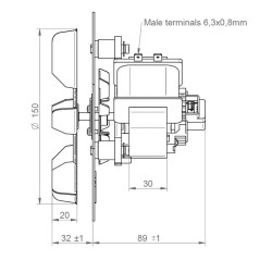 ESTRATTORE IPC BLH2A1502C23 50W | Newgardenstore.eu