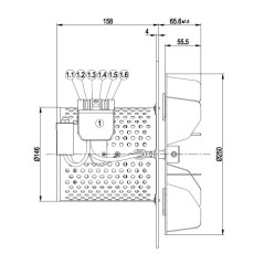 ESTRATTORE EBM R2E250 BE03-10 | Newgardenstore.eu