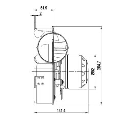 Extracteur EBM G2E150 DK82-15 41W | Newgardenstore.eu