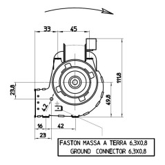 TANGENTIAL FAN TGO60/1 270 116914 2V | Newgardenstore.eu