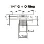 TRANSDUCTOR DE PRESIÓN 0-4Bar CONECTOR 1/4"