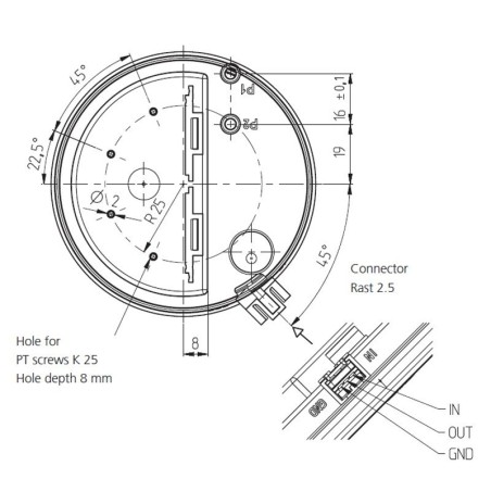 TRASDUTTORE HUBA P-0...3-8mbar TDPUP3-8M