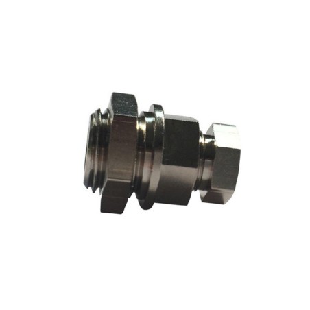 1/4" COMPRESSION FITTING 6mm HOLE | Newgardenstore.eu