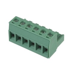 CONECTOR DE 6 POLOS, PASO DE 5,08 mm