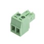 CONNETTORE 2 POLI PASSO 3,81mm FEMMINA