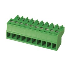 CONECTOR DE 10 POLOS HEMBRA DE PASO DE 3,81 MM