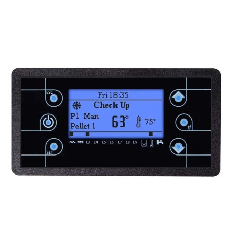 Clavier bleu TIEMME LCD100 | Newgardenstore.eu