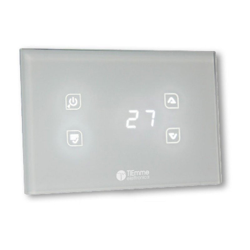 TERMOREGOLATORE TIEMME GLA810 Glass BIAN TERMOREGOLATORE TIEMME GLA810 Glass BIAN