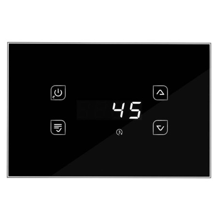 TERMORREGULADOR DE VIDRIO NEGRO TIEMME GLH110 | Newgardenstore.eu