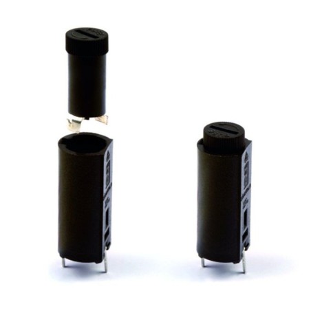PORTE-FUSIBLE + BOÎTE 5x20mm BAYONET | Newgardenstore.eu