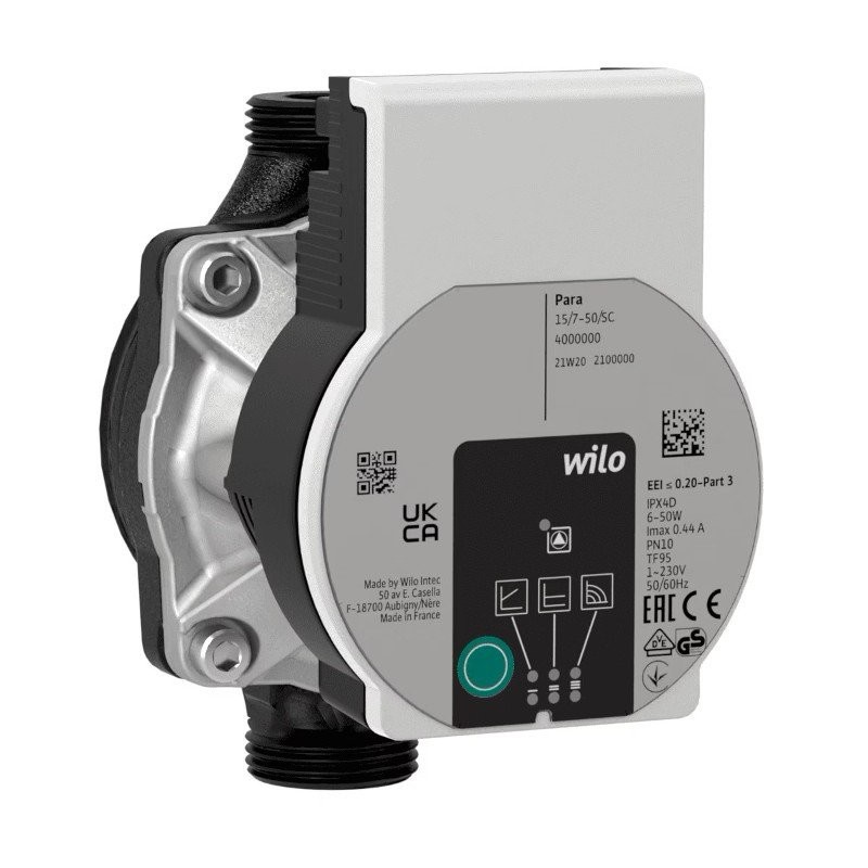 CIRCOLATORE WILO PARA 25/8-75 SC-12 180m