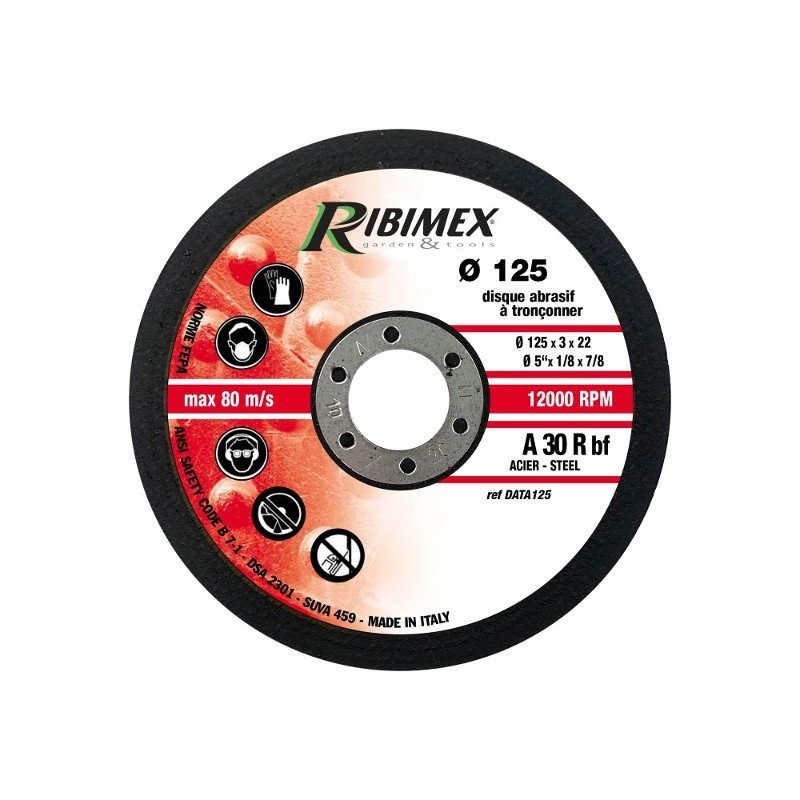 ABRASIVE DISC 125x3.2x22.2 FOR STEEL