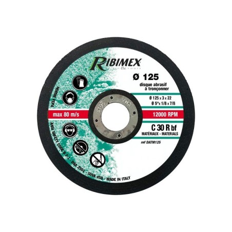 ABRASIVE DISC 125x3.2x22.2 MULTIMATERIAL | Newgardenstore.eu